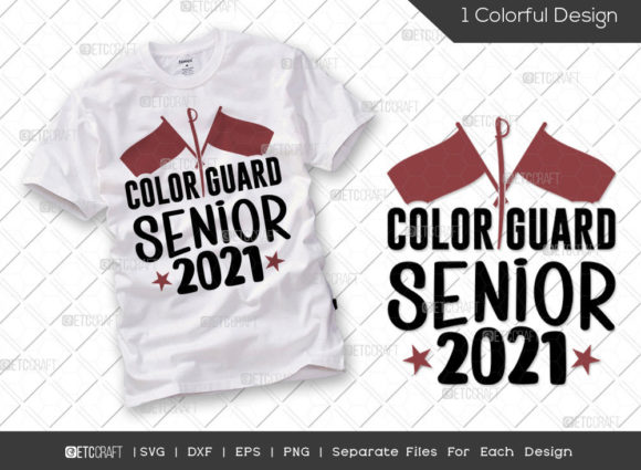 Reviewing the Color Guard Senior 2021 SVG Flag Design