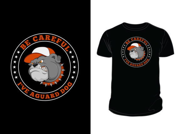 Reviewing the Guard Dog Tee Design for Embroidery