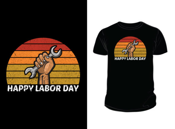 Reviewing the Happy Labor Day T-shirt Design for Embroidery